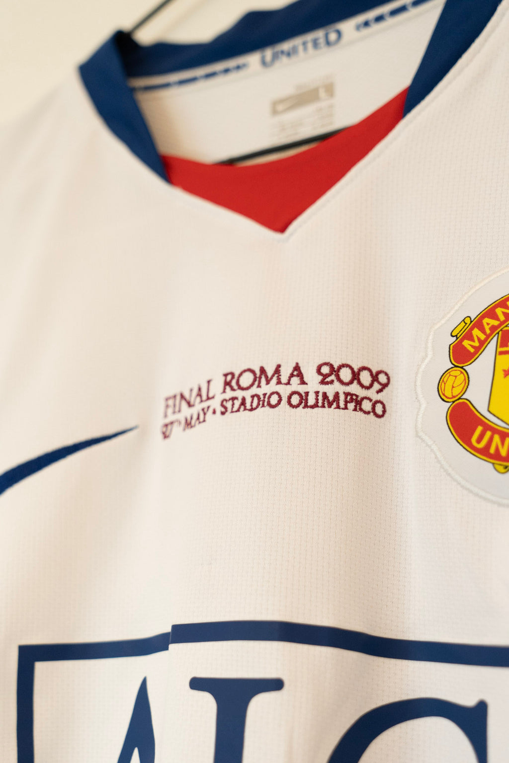 Nemanja Vidic Signert Manchester United bortedrakt 2009