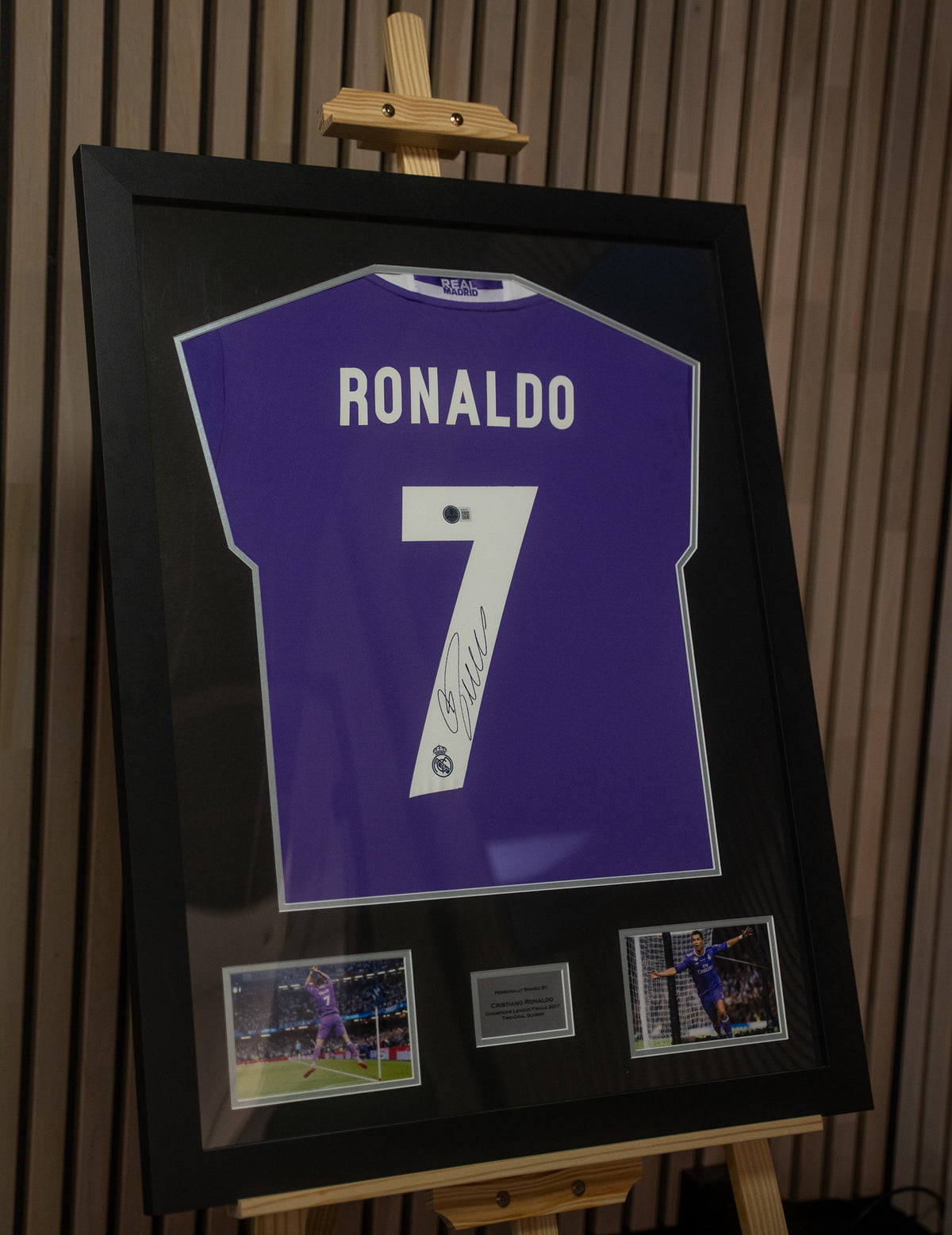 Cristiano Ronaldo Signert  Real Madrid drakt - CL Finale 2017
