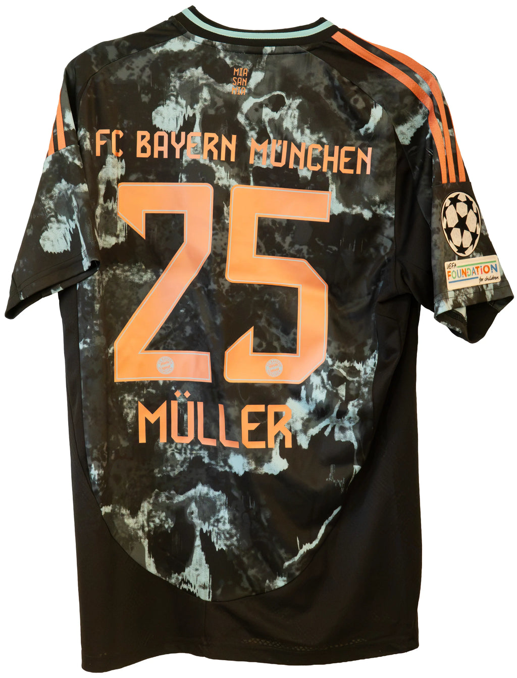 2024-25 Bayern Munich Borte drakt CL patch Muller #25
