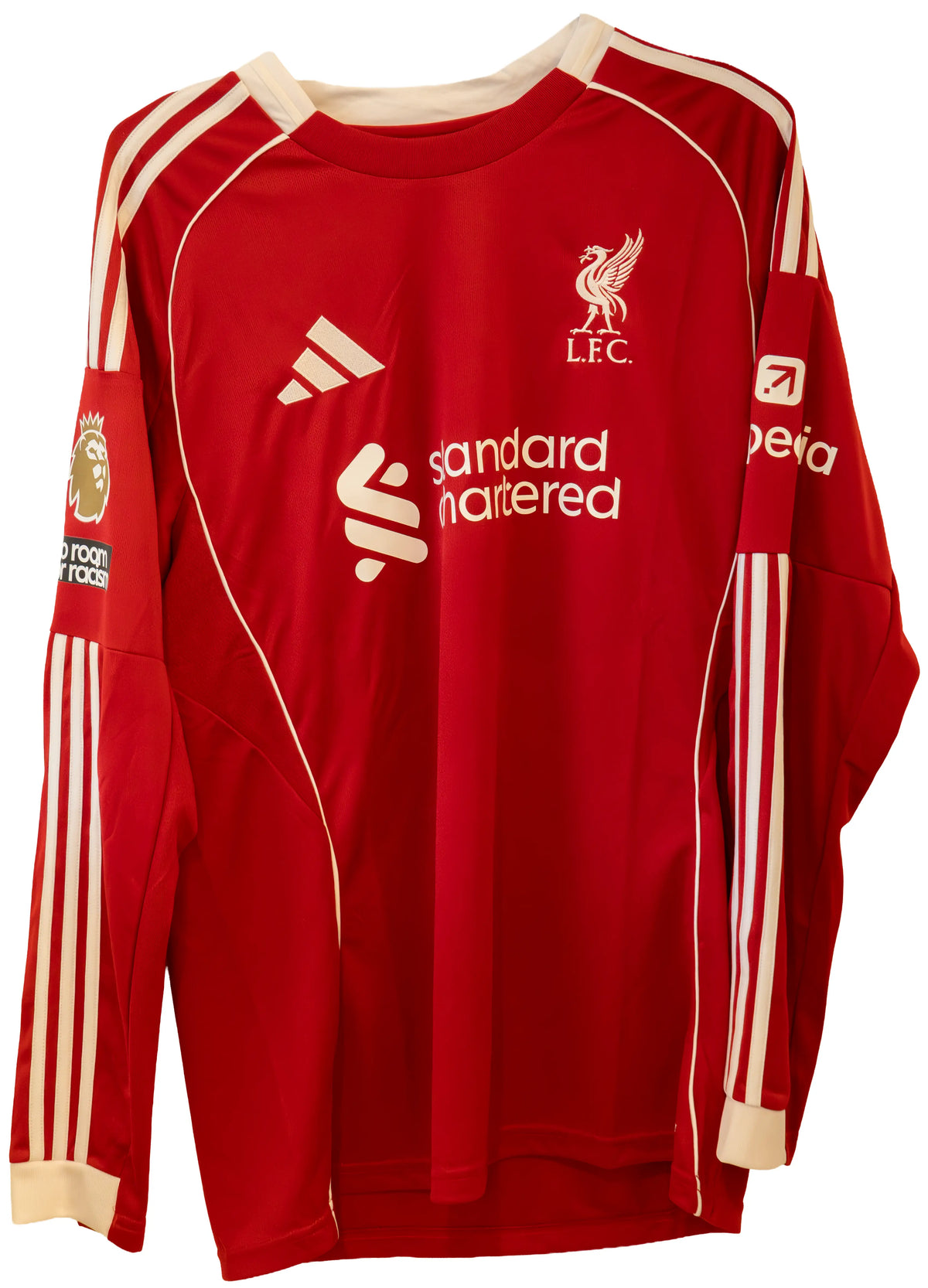 2025-26 Liverpool Hjemme L/S drakt PL gullpatch M.Salah #11