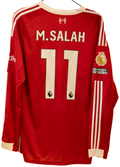 2025-26 Liverpool Hjemme L/S drakt PL gullpatch M.Salah #11