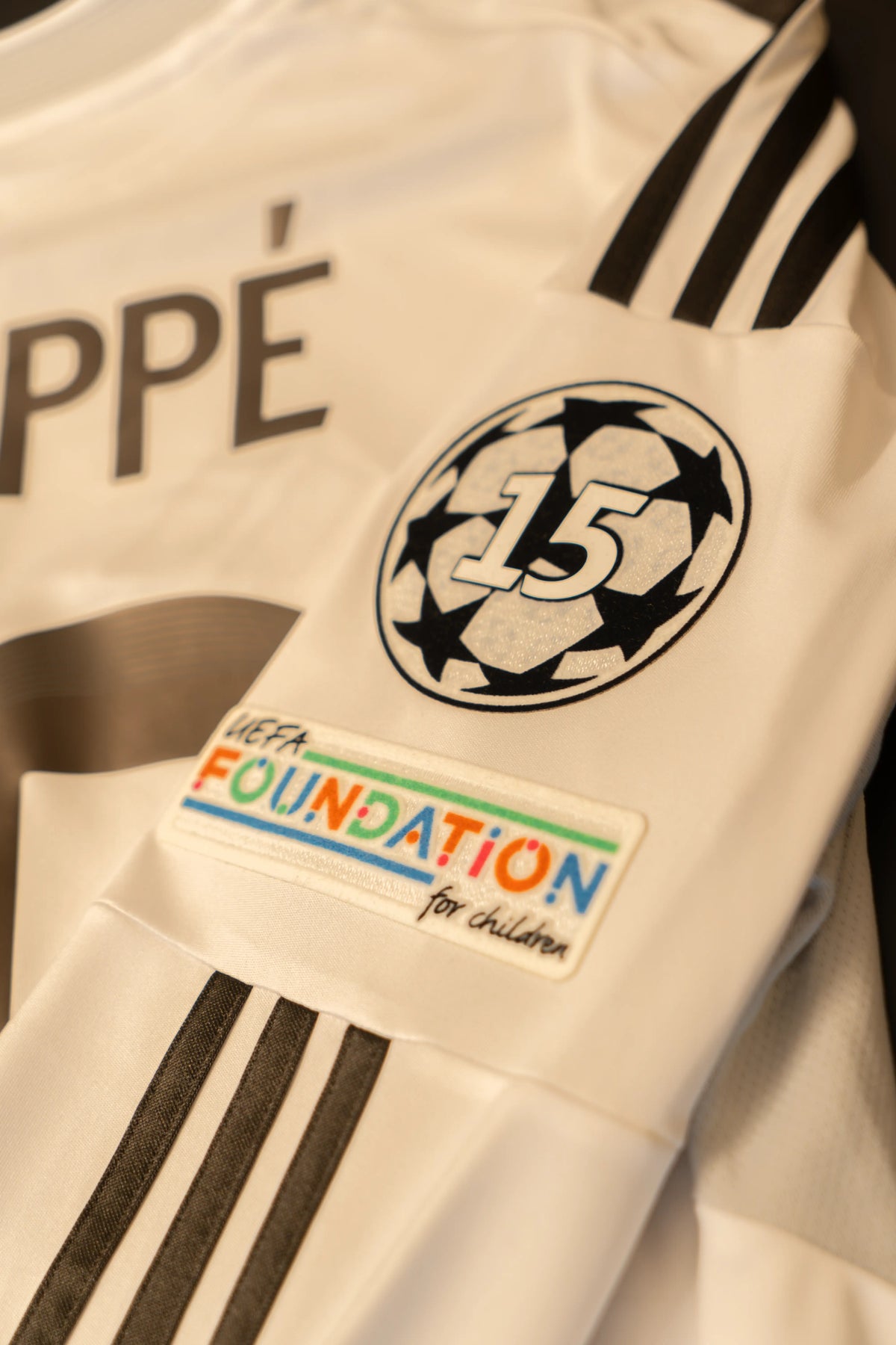 2025-26 Real Madrid Hjemme L/S drakt CL patch Mbappe #10