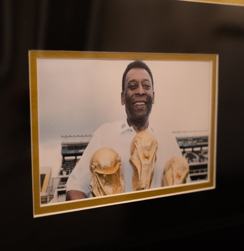 Pele Signert Brasil drakt