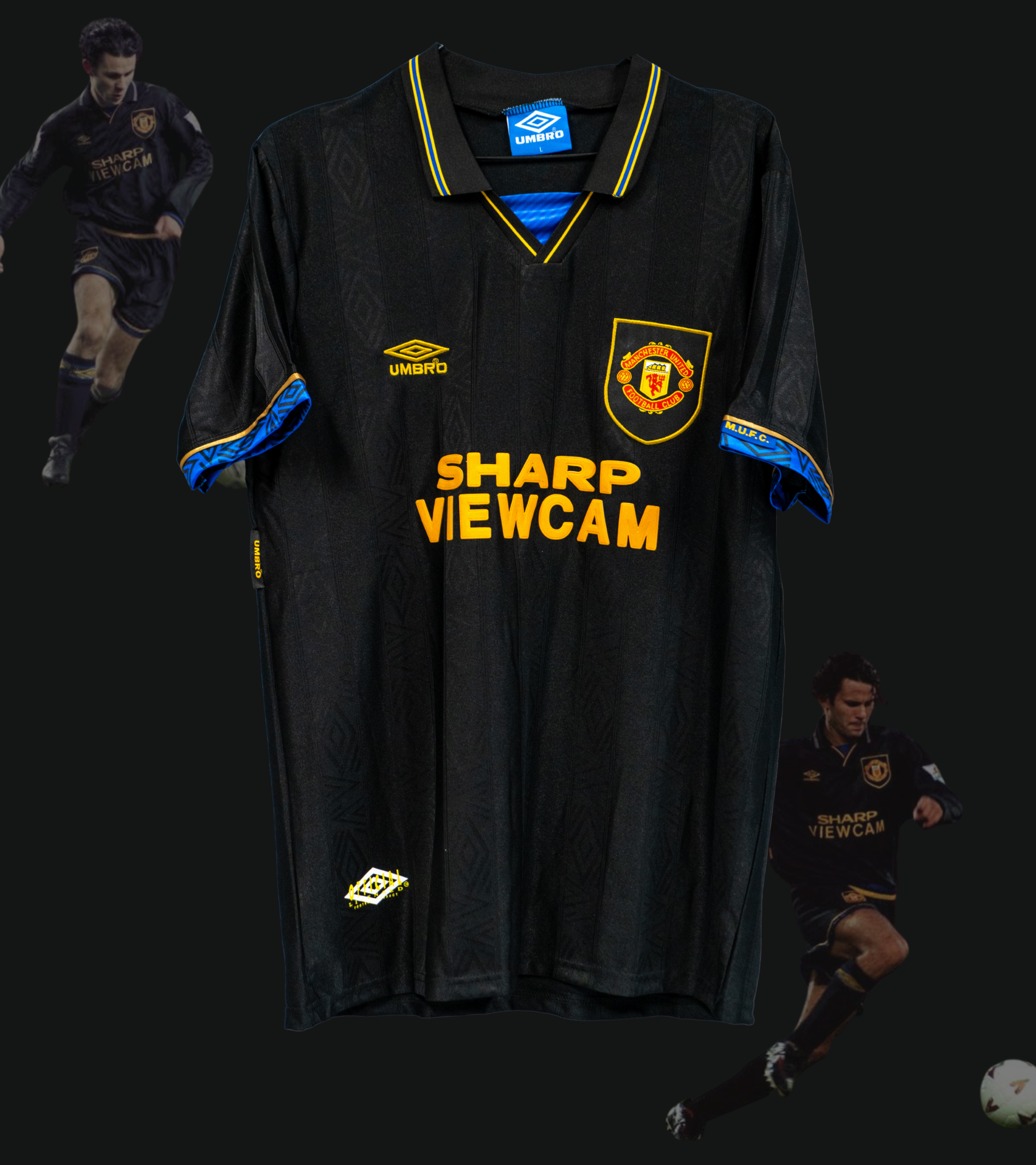 Signert Ryan Giggs Manchester United bortedrakt 1993-1995