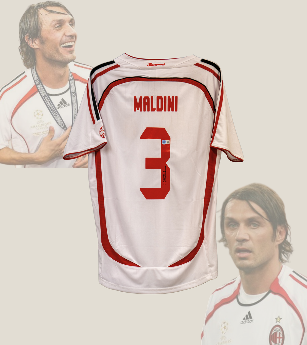 Paolo Maldini Signert AC Milan drakt - CL Finale 2007