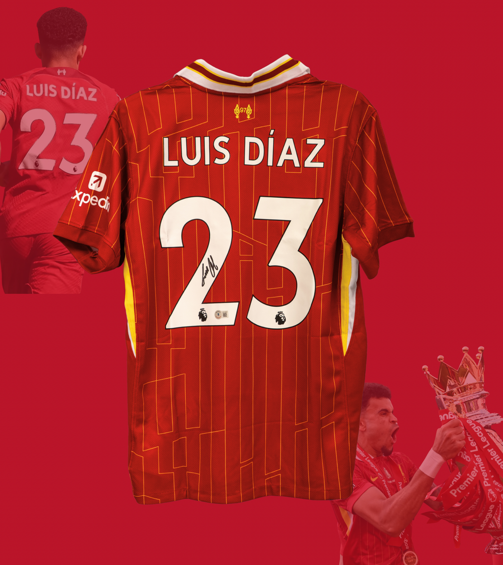 Luis Diaz Signert Liverpool hjemmedrakt #23