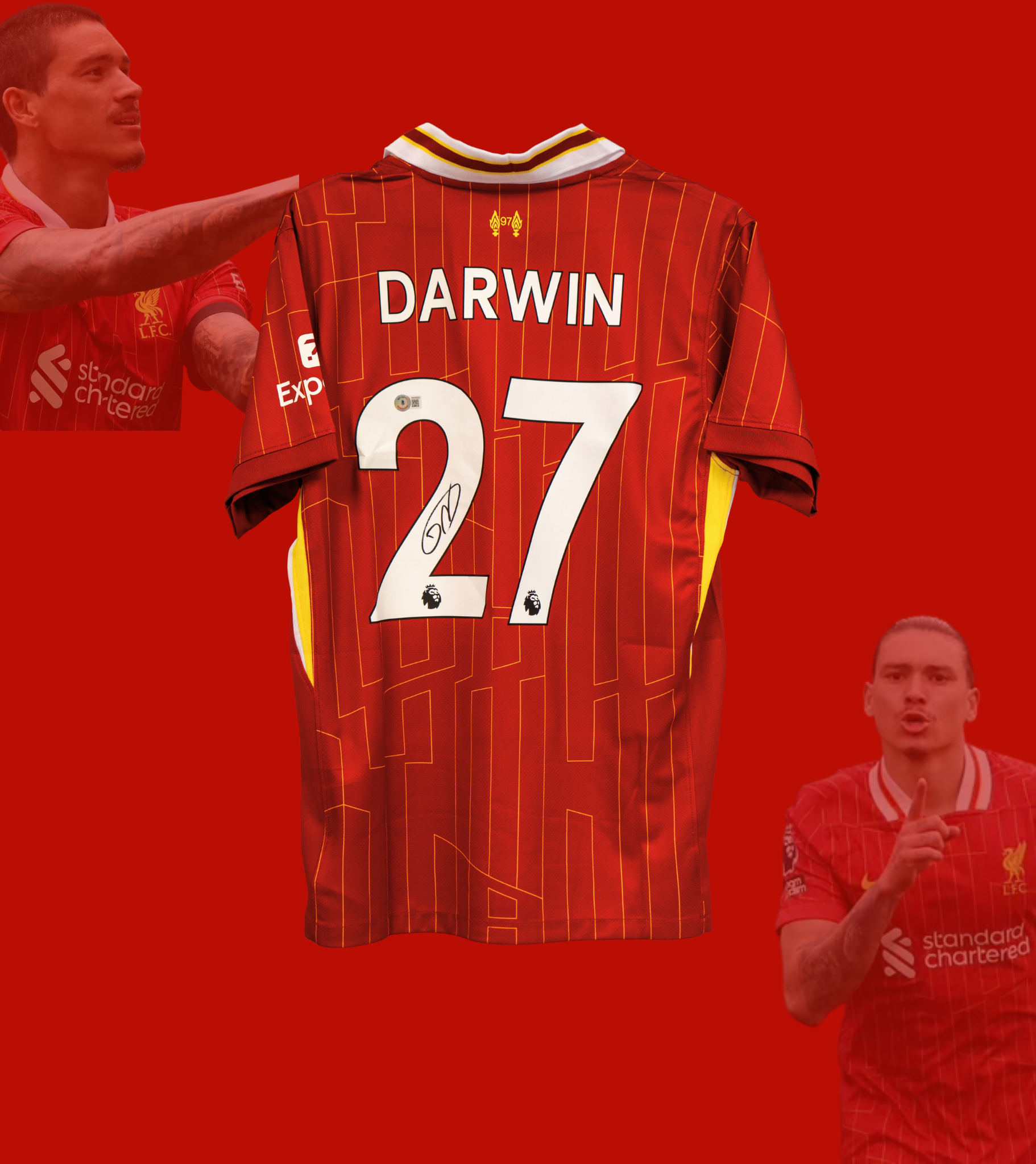 Signert Darwin Nunez Liverpool drakt #27