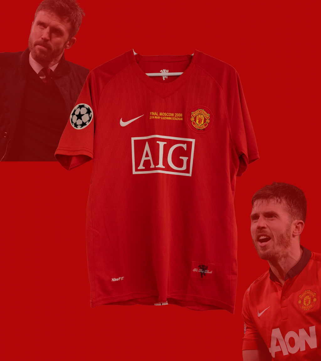 Michael Carrick Signert Manchester United drakt