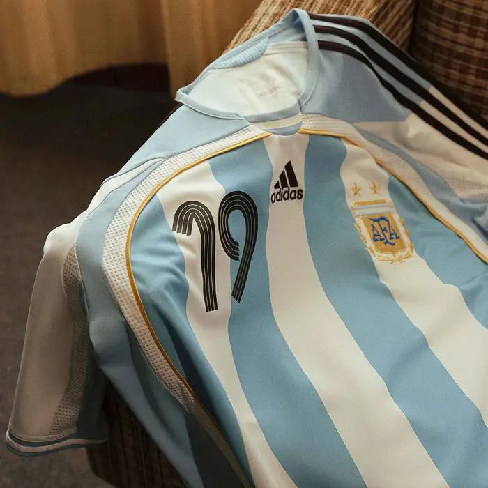 2006 Argentina adidas Reissue Hjemme drakt Messi #19