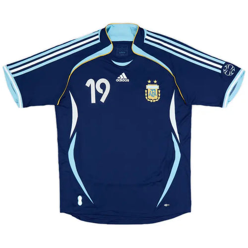 2006 Argentina adidas Reissue Borte drakt Messi #19