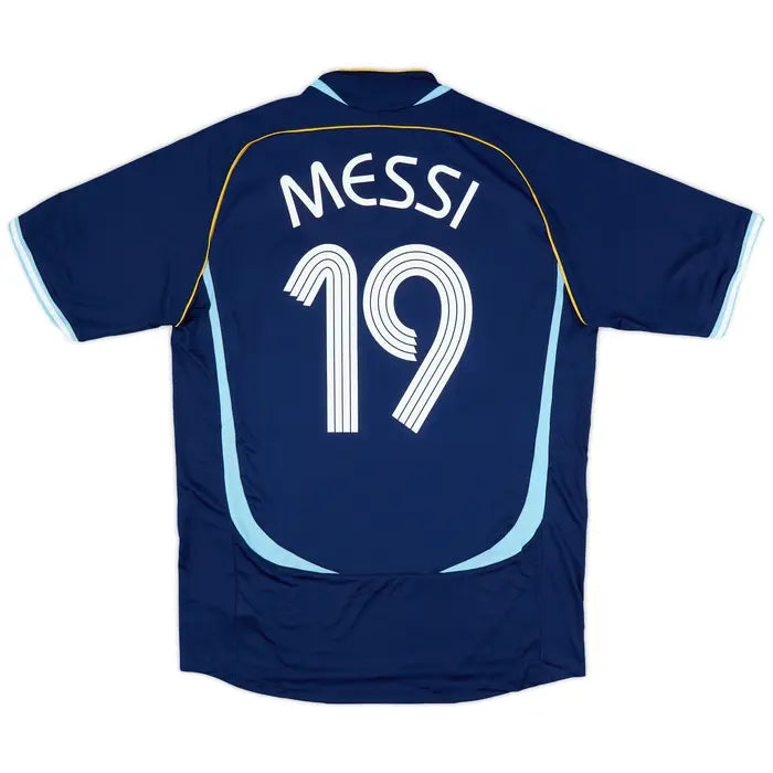 2006 Argentina adidas Reissue Borte drakt Messi #19