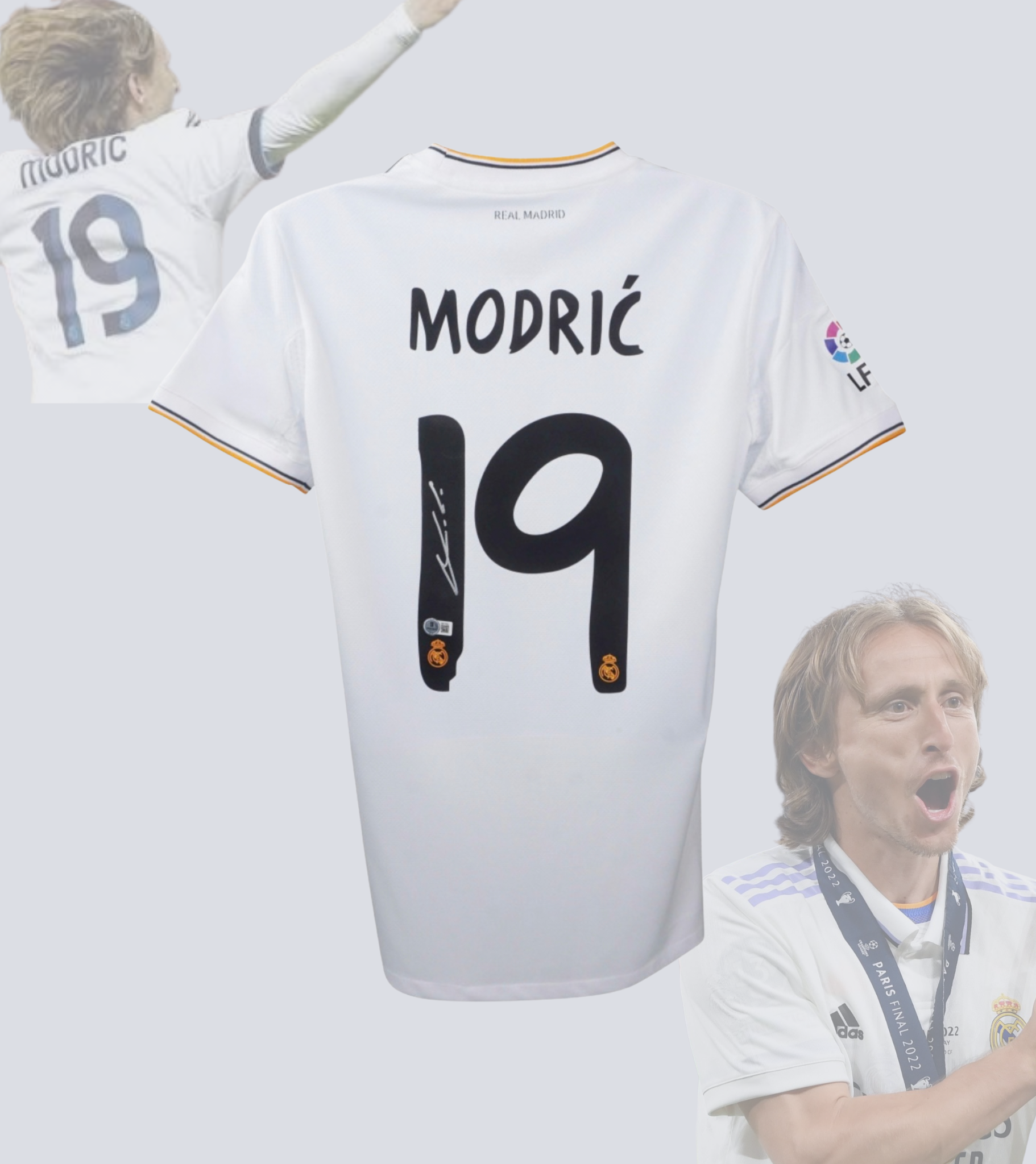 Luca Modric Signert Real Madrid Drakt