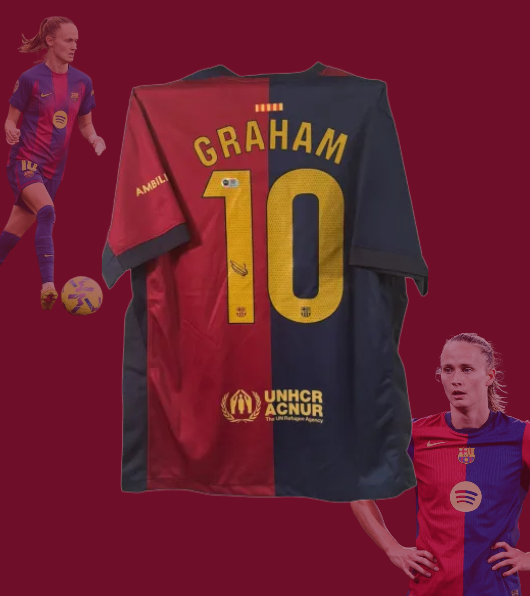 Caroline Graham Hansen Signert Barcelona drakt