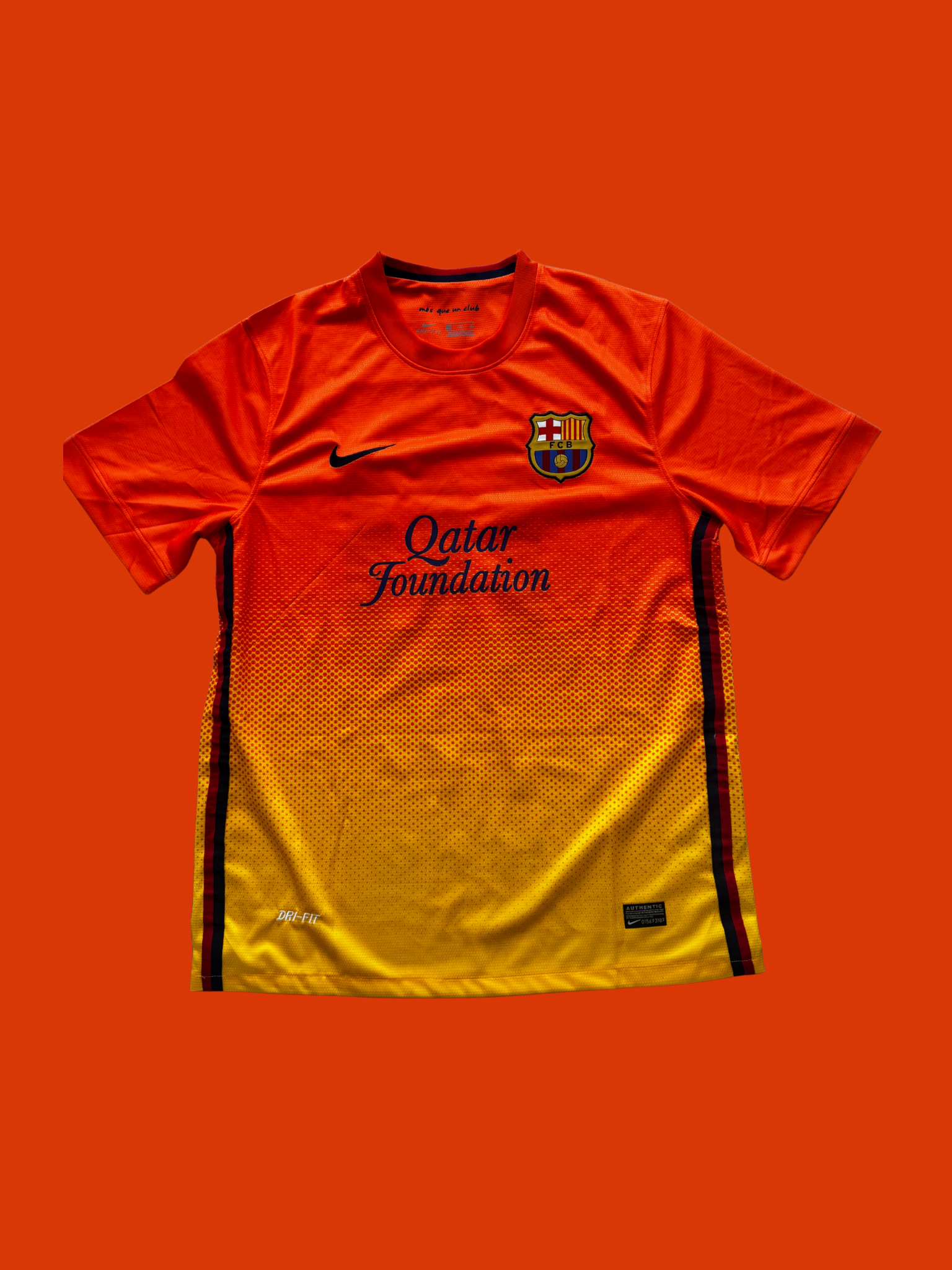 Signert Innrammet Messi Barcelona bortedrakt 12/13