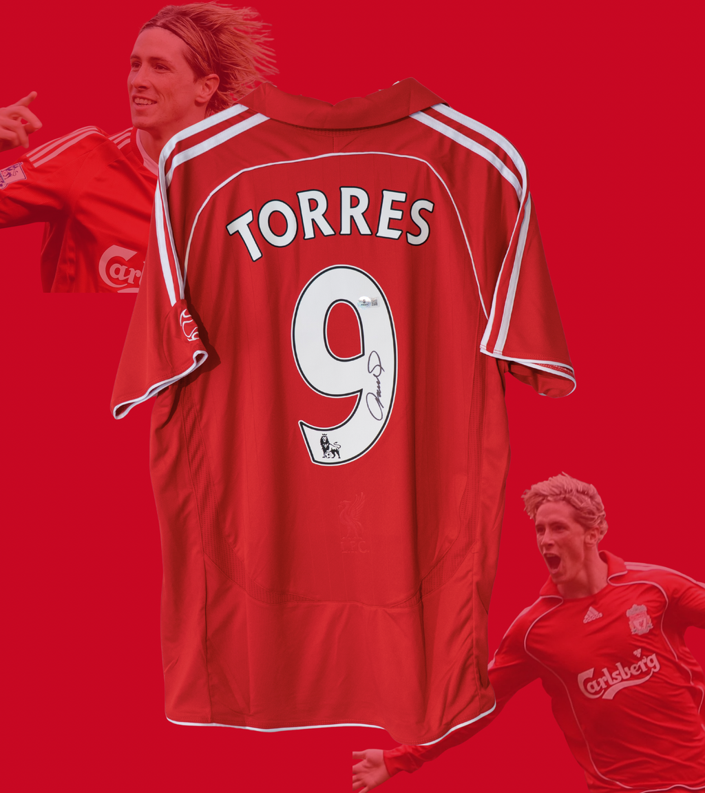 Fernando Torres Signert Liverpool hjemmedrakt