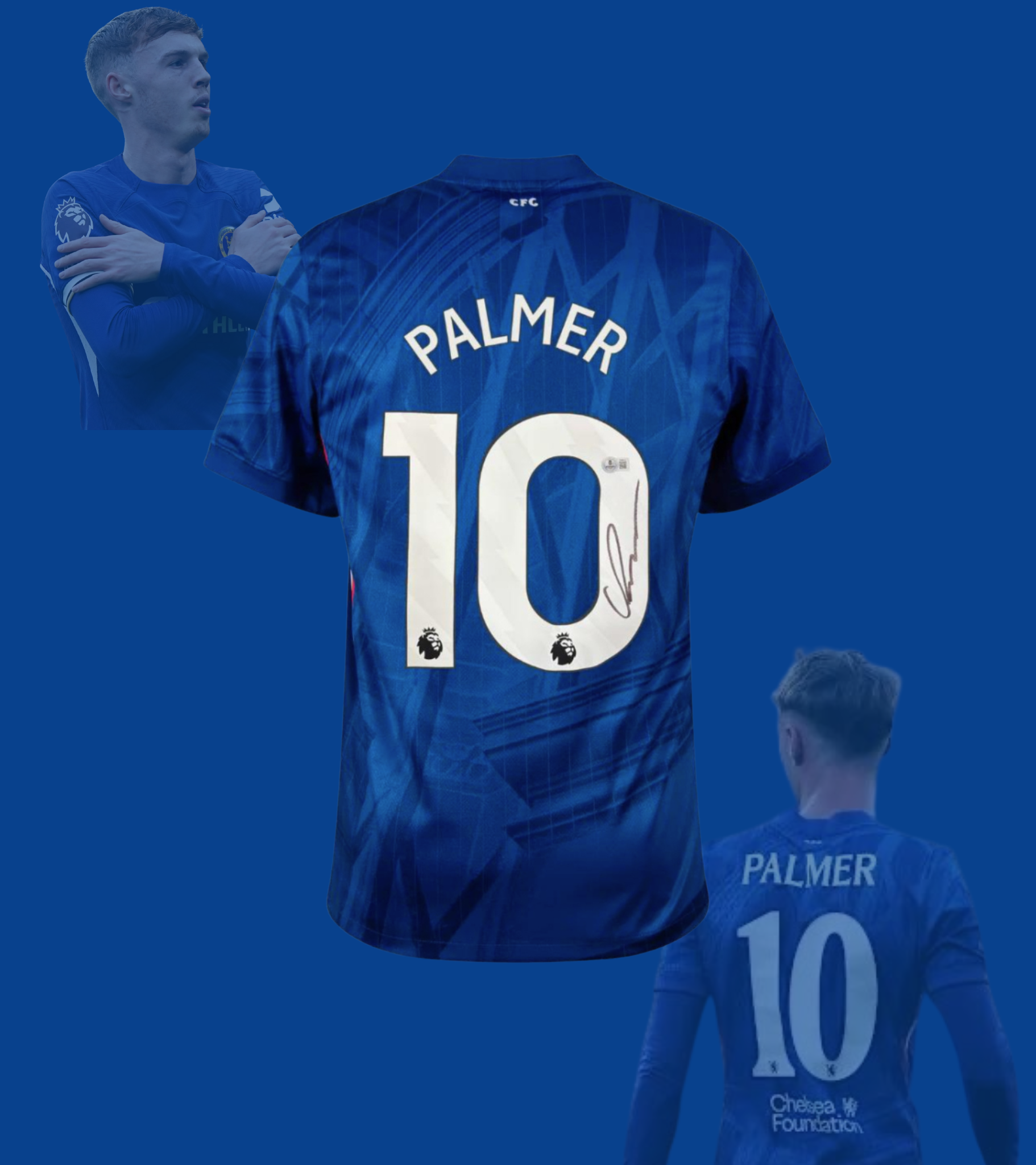 Signert Cole Palmer Chelsea hjemmedrakt 25/26
