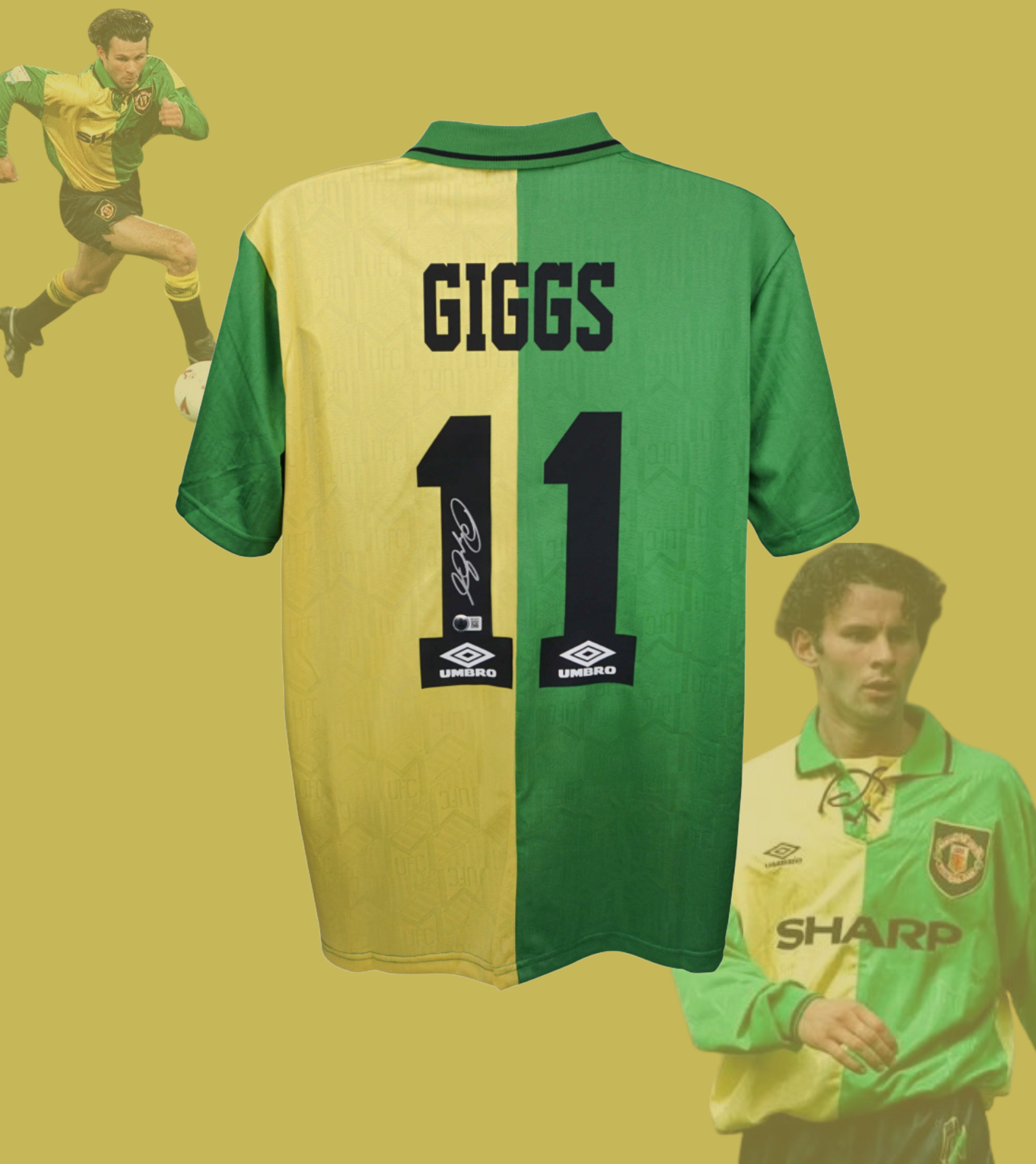 Signert Ryan Giggs Manchester United drakt