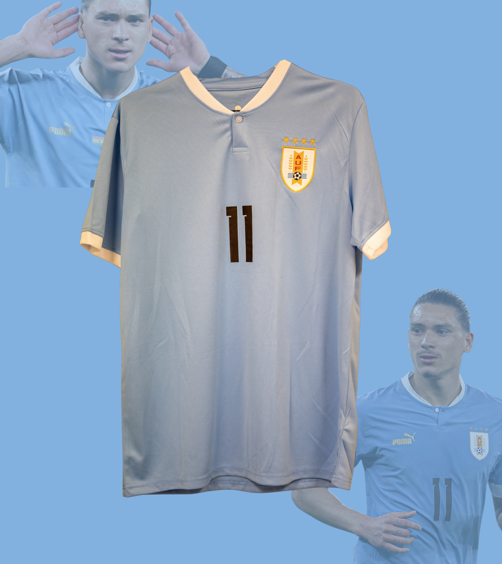 Signert Darwin Nunez Uruguay drakt