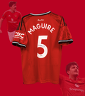 Harry Maguire Signert Manchester United hjemmedrakt 25/26