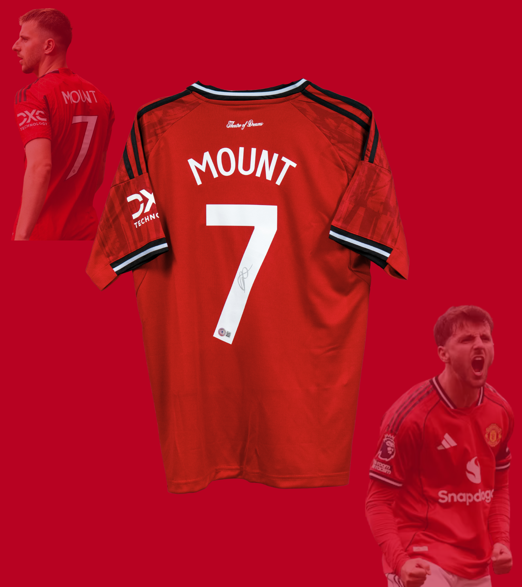 Signert Mason Mount Manchester United drakt