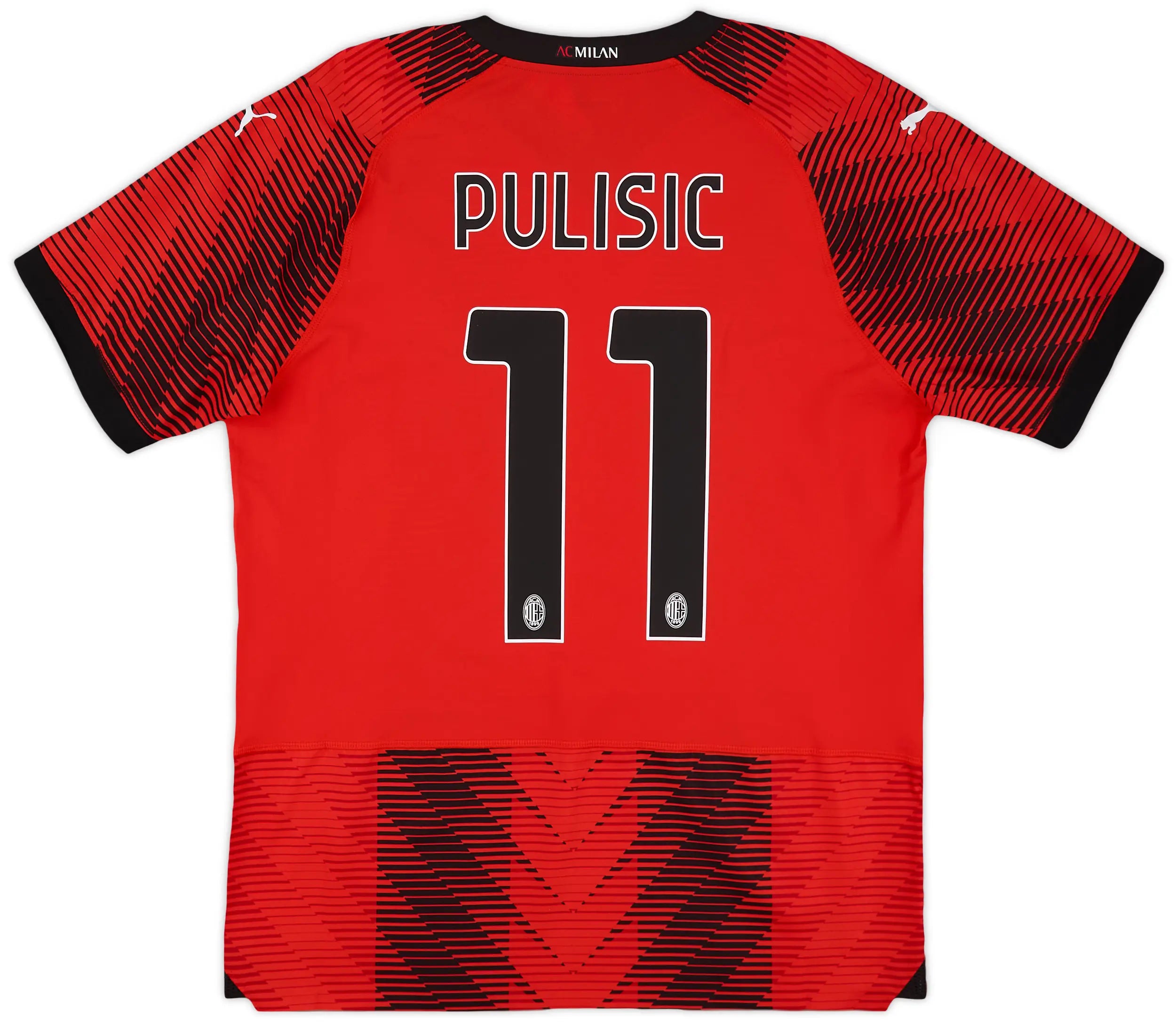 2023-24 AC Milan Hjemme Player Issue drakt Pulisic #11