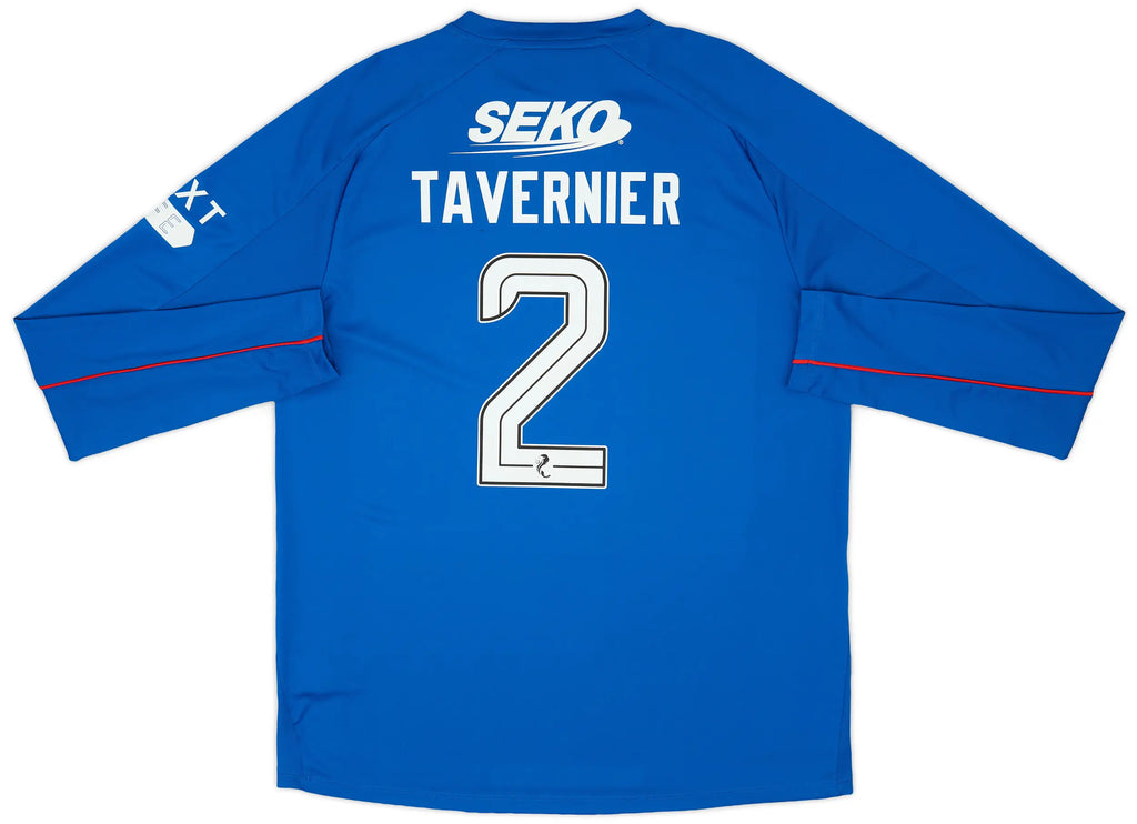 2024-25 Rangers Hjemme L/S drakt Tavernier #2