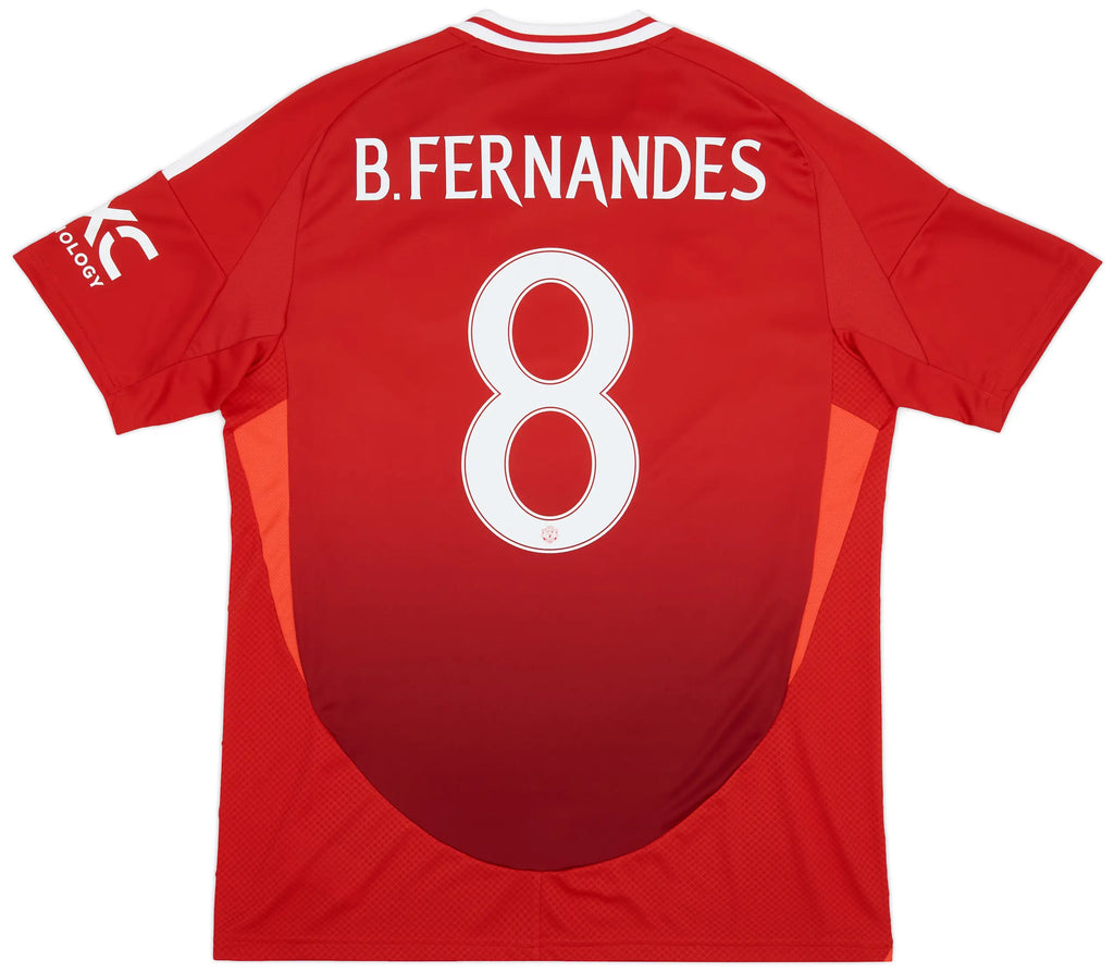 2024-25 Manchester United Hjemmedrakt B.Fernandes #8