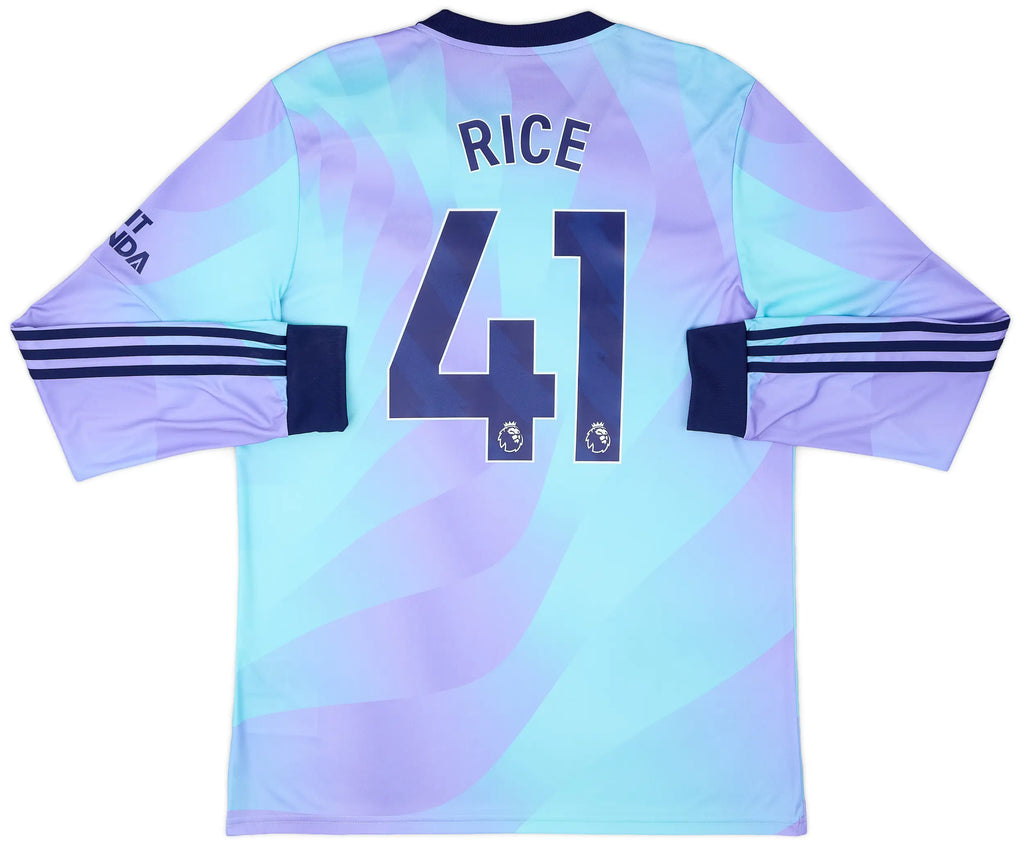 2024-25 Arsenal Tredje L/S drakt Rice #41