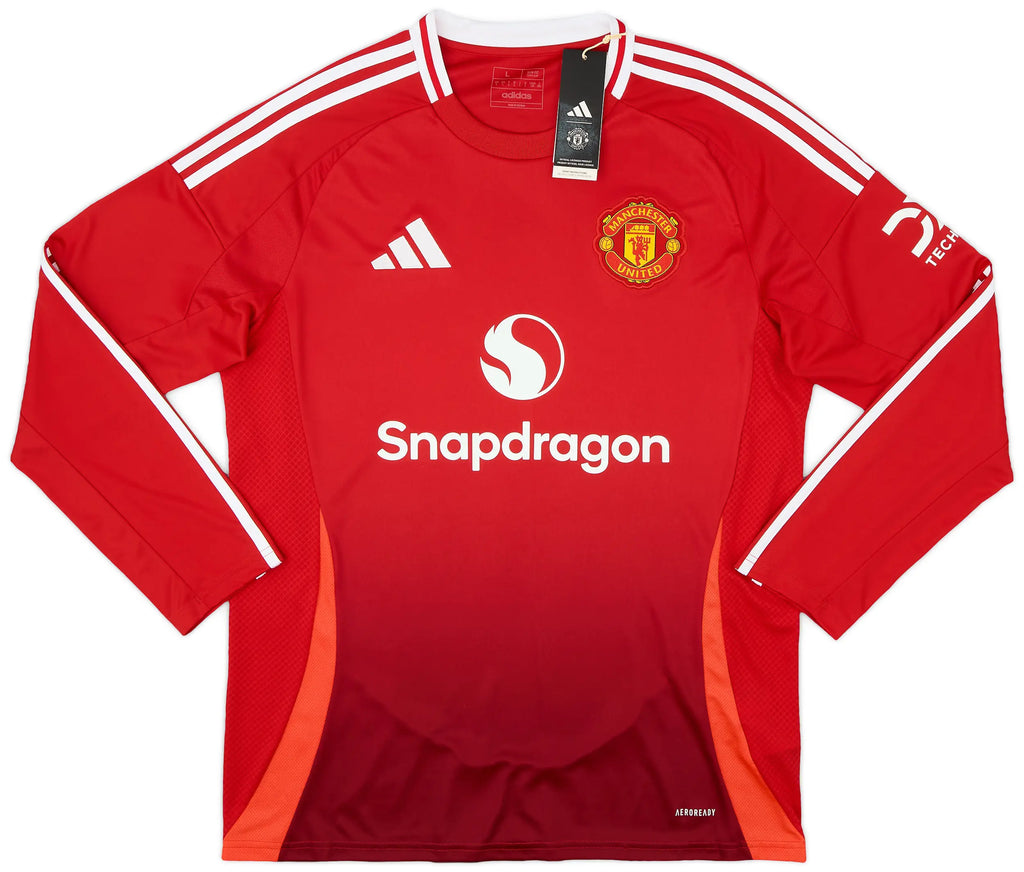2024-25 Manchester United Hjemme L/S drakt B.Fernandes #8